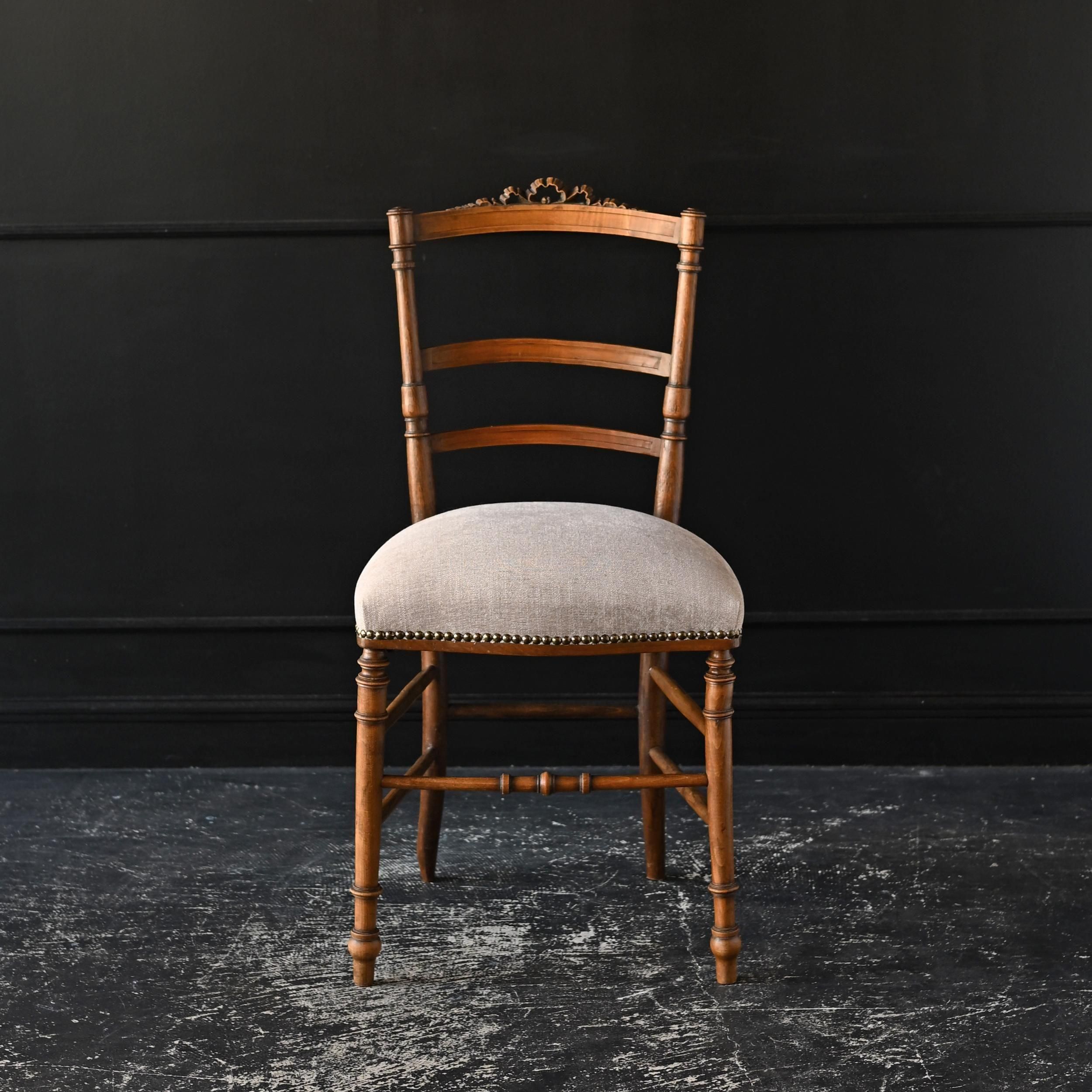 フランスアンティークチェア 3点セット（レア） アンティークチェア・102/フランスアンティーク家具Sibora【シボラ】