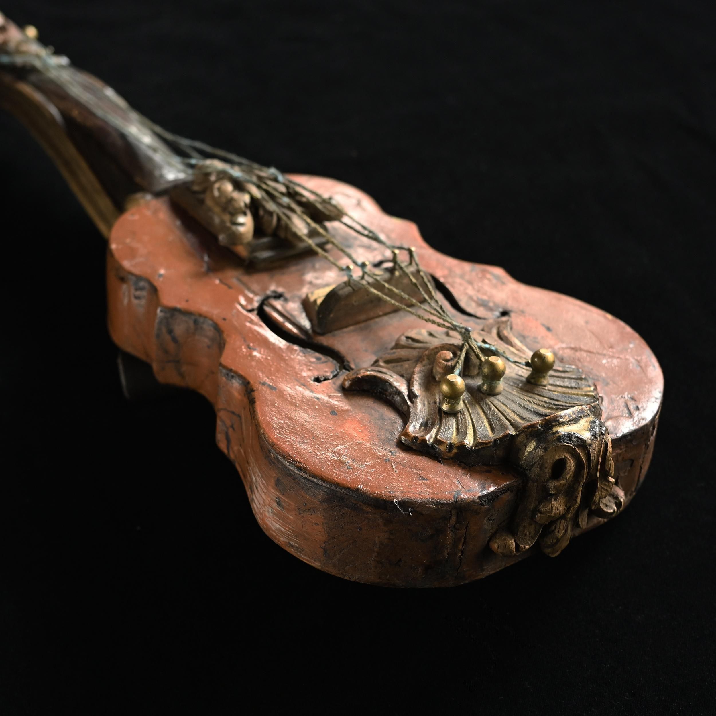 弦楽器のオブジェ / 楽器 アンティーク Sibora【シボラ】