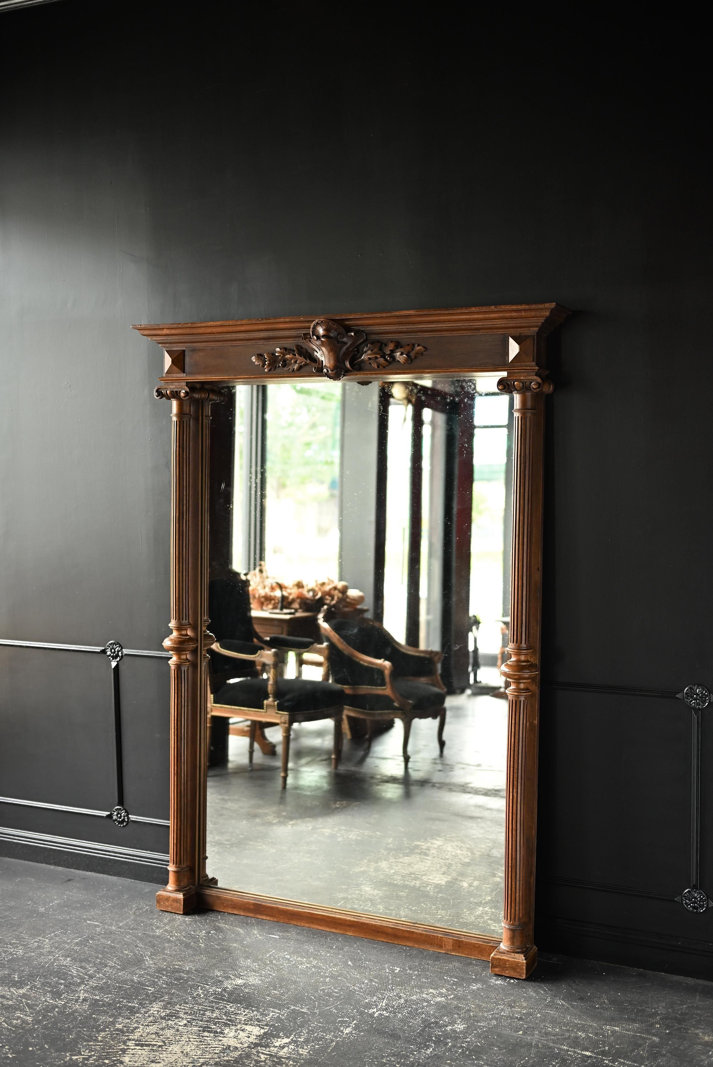 アンティークミラー・22 | 姿見 店舗什器 | アンティーク家具のSibora