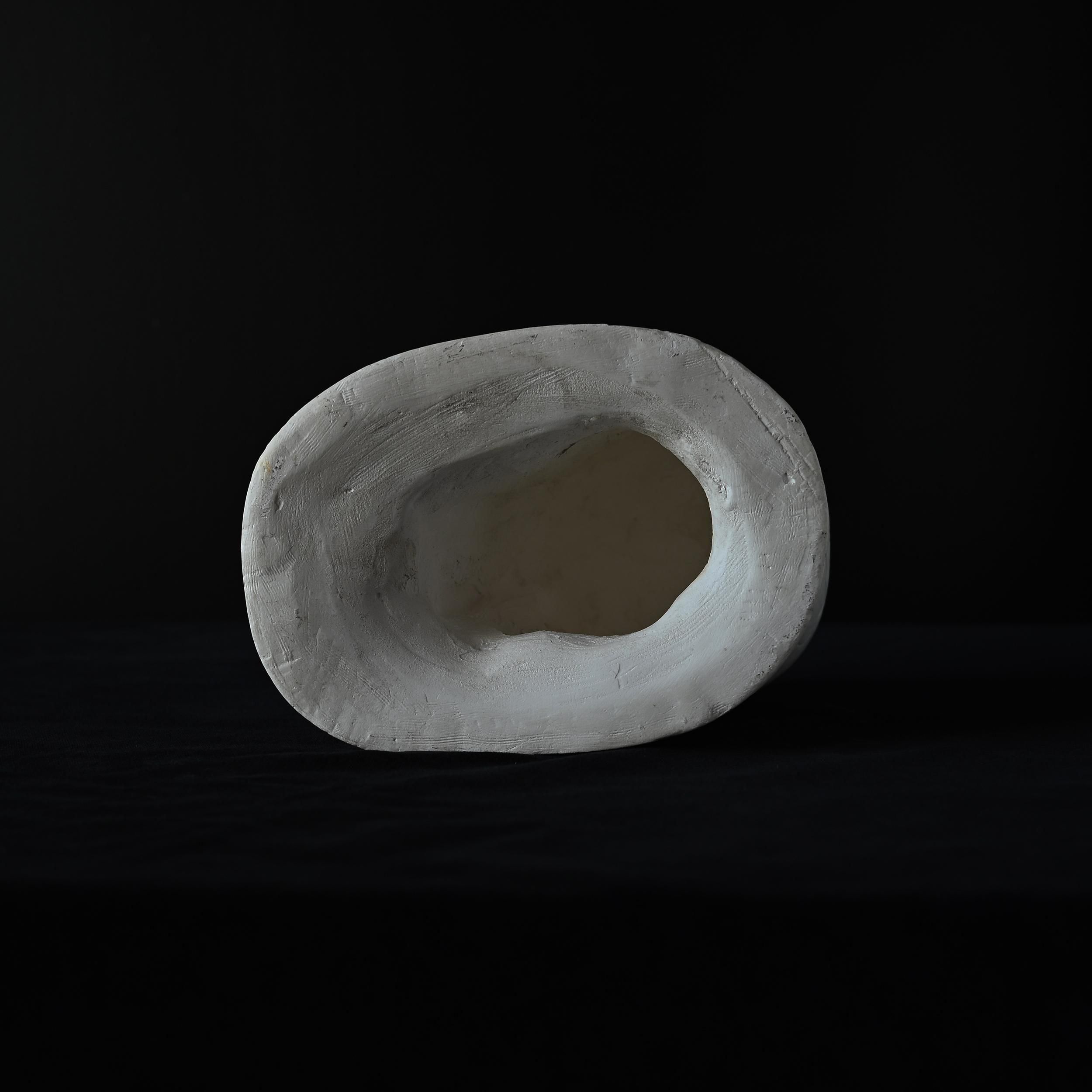 石膏でできた頭蓋骨・4/石膏 アート Sibora【シボラ】