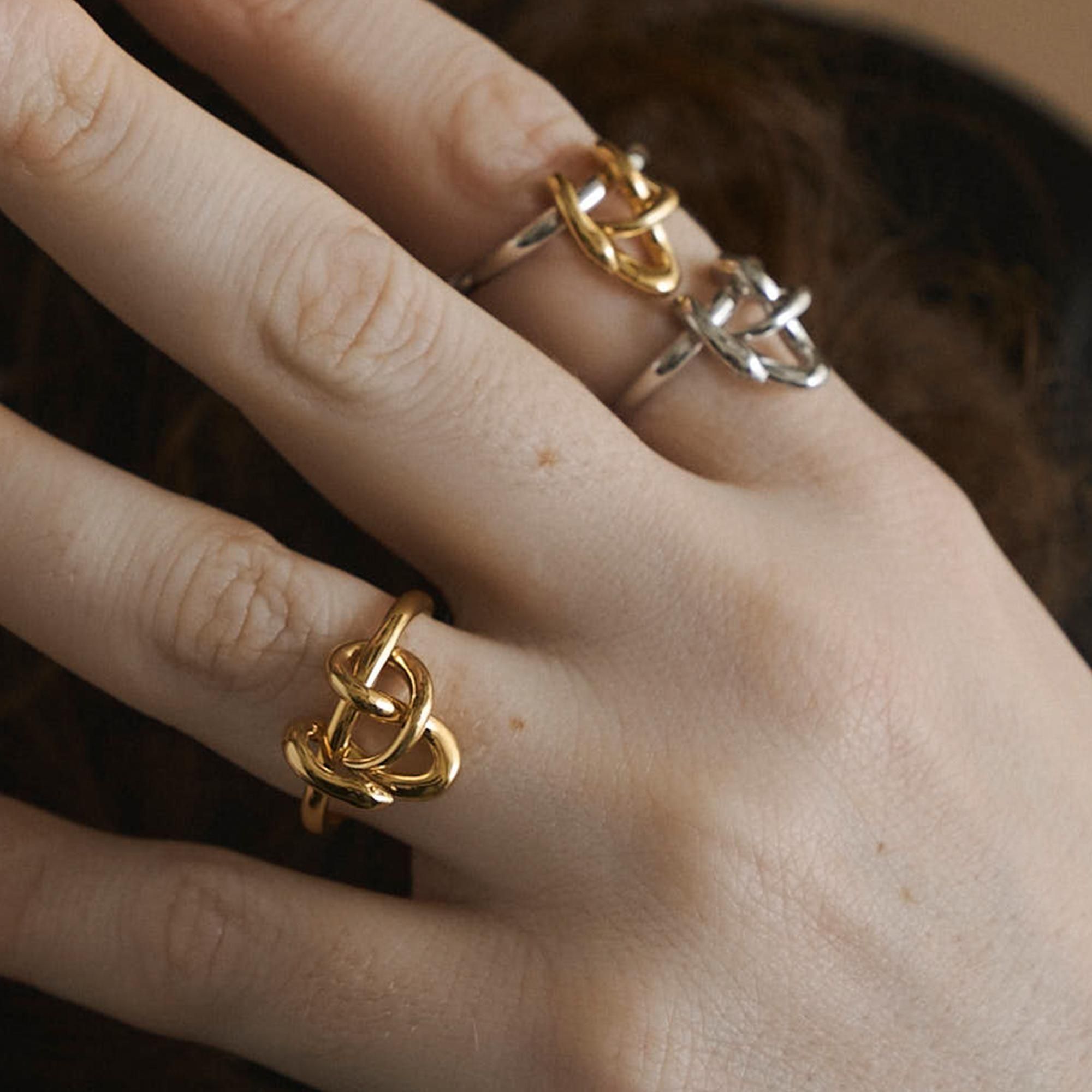 "eimiess" Ring��Asclepius Gold