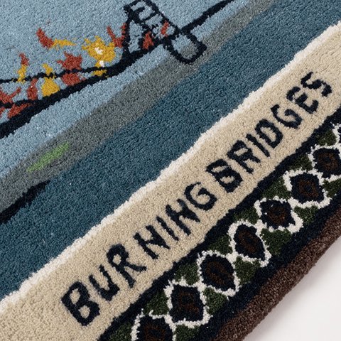 SON OF THE CHEESE | サノバチーズ | BURNING BRIDGES RUG MAT 通販 - 火ノ鳥 OnlineStore