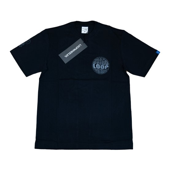 MAX ORIDO × LOOP WHEELER Tshirt (BLACK) - MAX ORIDO Official Store