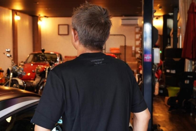 MAX ORIDO × LOOP WHEELER Tshirt (BLACK) - MAX ORIDO Official MAX ORIDO × LOOP WHEELER Tshirt (BLACK) - MAX ORIDO Official