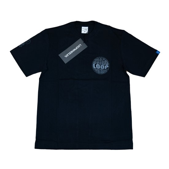 MAX ORIDO  LOOP WHEELER Tshirt (BLACK)