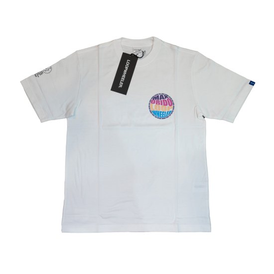 MAX ORIDO  LOOP WHEELER Tshirt (WHITE)