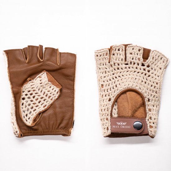 Max Orido Fingerless Driving Gloves