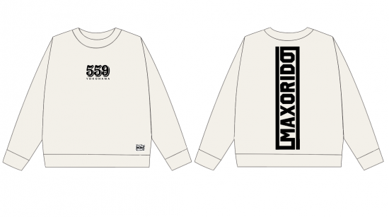 MAXORIDO essential crewneck (natural white)