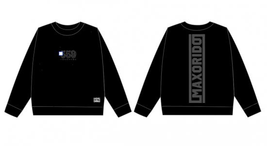 MAXORIDO essential crewneck (black)