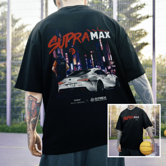 Max Orido x AlphaRex SupraMax Tee (black)