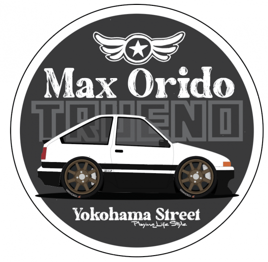 Max Orido Trueno Sticker