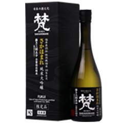 焼酎 魁偉（かいい）、黒麹作り 龍宮、日本酒 純米大吟醸酒 梵 磨き三