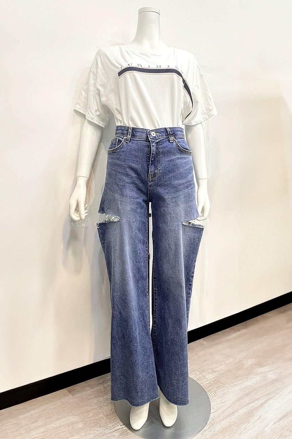◇11ozホワイトデニムパンツ（0774230700