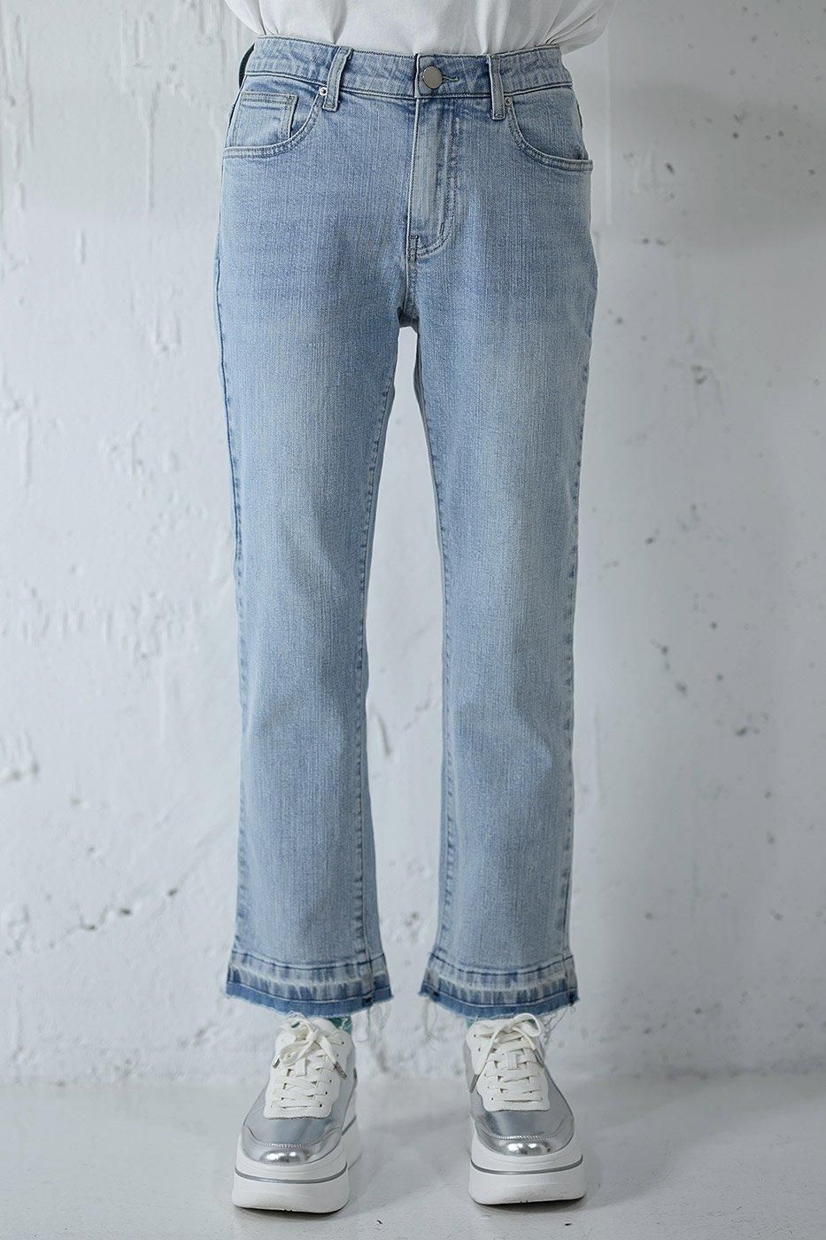 INDIMARK グレー スリムフィット デニムパンツ INDIMARK グレー スリムフィット デニムパンツ