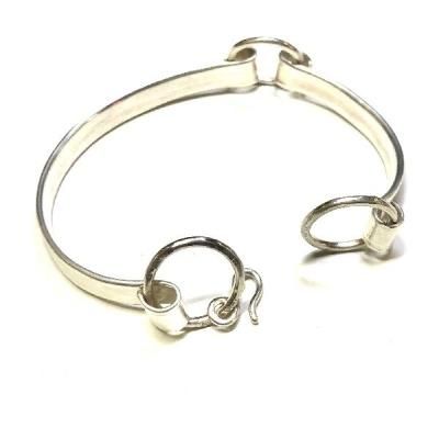 semenoシルバーアンクレット 美品】セメノ semeno *シルバービーズアンクレット*アクセサリー