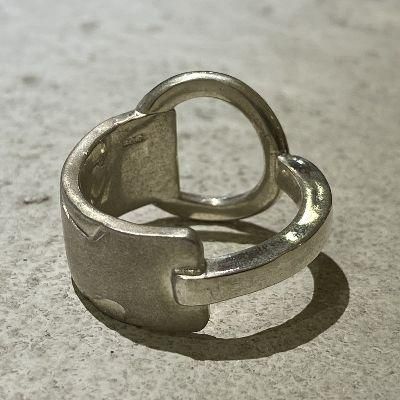 kensscratch ring カニ シルバーの少し動きのあるカチャリング kensscratch 渋谷 shibuya