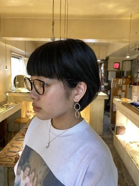シルバー925のキレイめボリュームピアス【kensscratch】shibuya渋谷