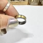 編んで作るシルバーリング、手作りハンドメイド、アクセサリー