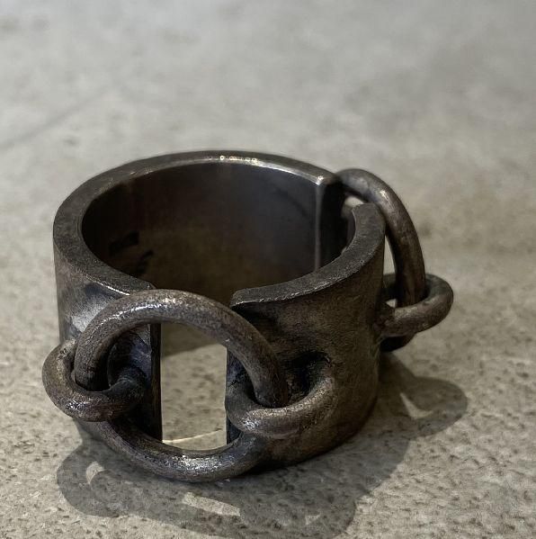 kensscratch ring カニ シルバーの少し動きのあるカチャリング kensscratch 渋谷 shibuya