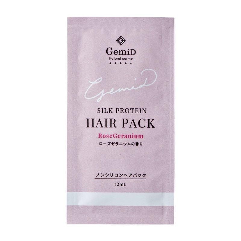 ♥新品♥ゼミド♥シルクペプチド♥ノンシリコン　ヘアパック　ローズゼラニウム ヘアパック ローズゼラニウムの香り 1000mL GemiD (1本)