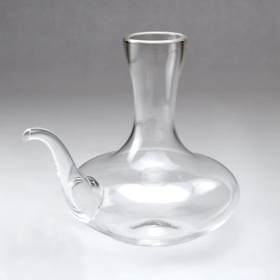肥前かんびん （スキ）｜伝統的な宙吹きガラスの酒器・徳利・燗瓶