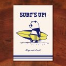 イラストボード　SURF'S UP！パンダ