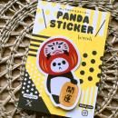 おっきなパンダステッカー カブリモノだるまパンダ<img class='new_mark_img2' src='https://img.shop-pro.jp/img/new/icons5.gif' style='border:none;display:inline;margin:0px;padding:0px;width:auto;' />