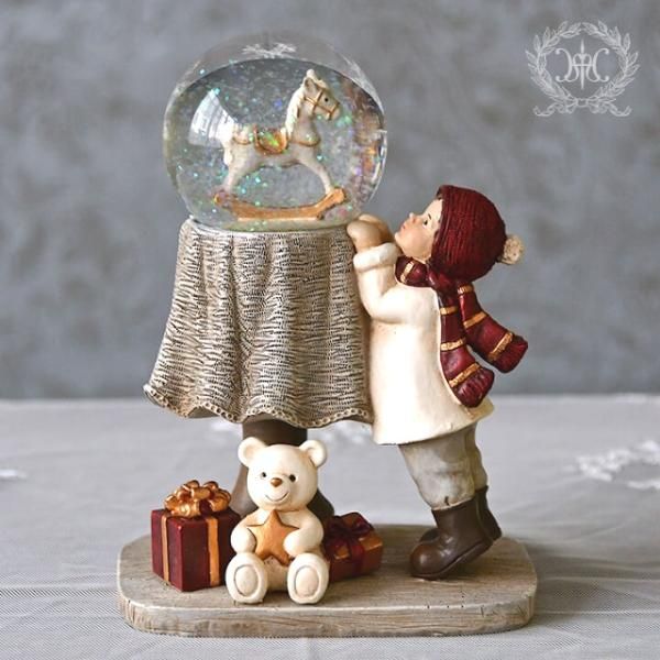 スノードーム│twinkle社製│クリスマストイフォトフレーム│119