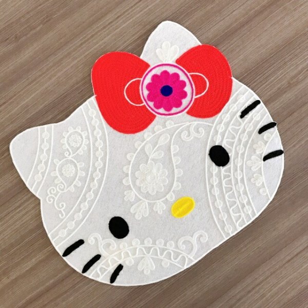 HelloKitty×MAYGLOBE ハローキティ ランチョンマット mk23002-01