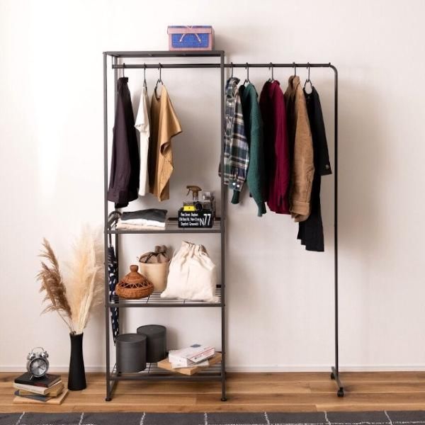 メーカー直送】ハンガーラック コートハンガー 伸縮式 MIP-66【東谷