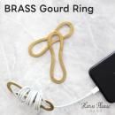 Horn Please MADEۥ֥饹 ɥ S 303863ڻ BRASS Gourd ring ɥۥ ۥ󥳡 ֥ۥ ֥륯åס