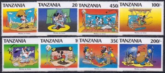 タンザニア 切手 切手集　ディズニー　あり