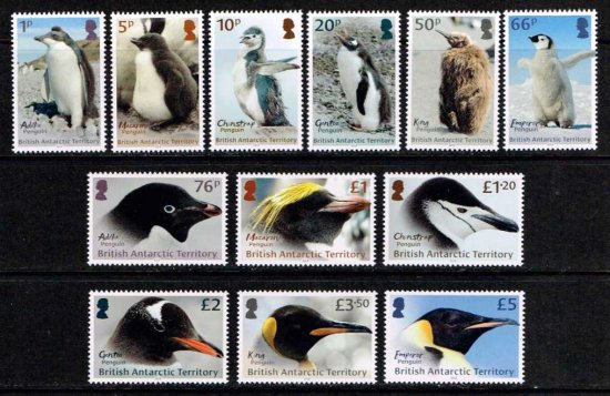 ペンギンの切手 英領南極2018年通常切手12種完 鳥 - 切手の通信販売 