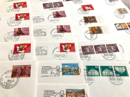 特価】スイスの記念カバーいろいろ40通セット - 切手の通信販売 