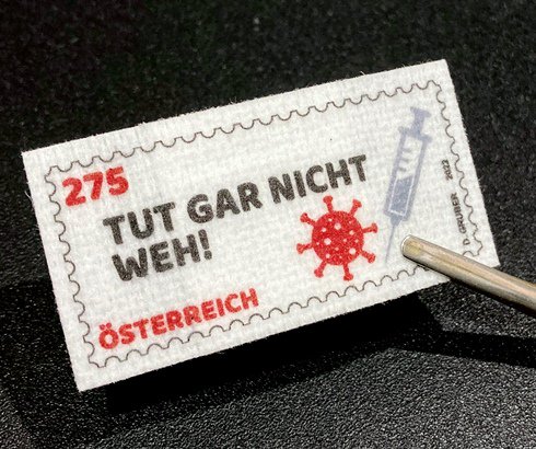 絆創膏の切手 オーストリア2022年・新型コロナウイルス1種完 - 切手の通信販売/スタンプロード