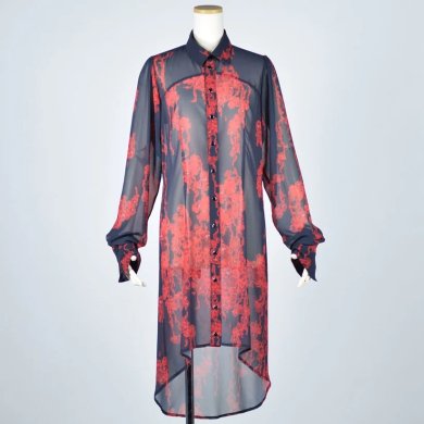 【h.NAOTO】 Bloody Rose Long Dress Blouse -TyCHE iero(旧KERA SHOP金沢店）