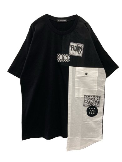 【HELLCATPUNKS】 パッチ付きビッグTシャツ -TyCHE iero金沢店(旧KERA SHOP金沢店)