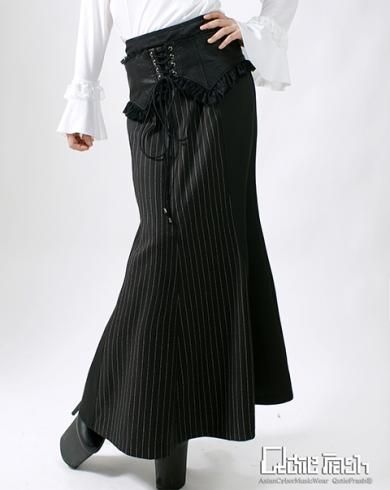 QutieFrash ロングスカート グリーン