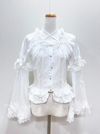 BABY,THE STARS SHINE BRIGHT 姫袖後ろシャーリングブラウス - BELSEL 