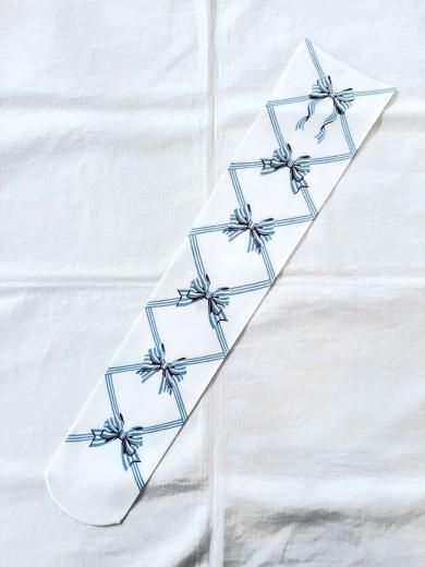 BABY,THE STARS SHINE BRIGHT リボン柄プリントオーバーニーソックス