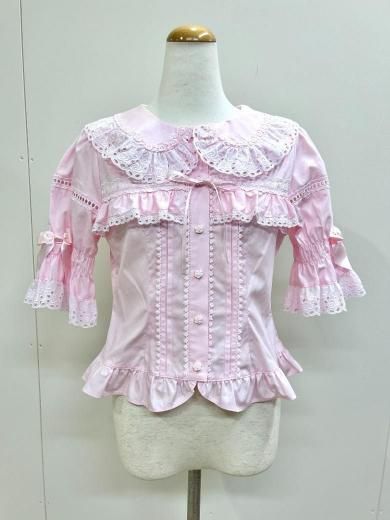 Pure Pearl bouquetスクエアネック姫袖ブラウス – BABY, THE