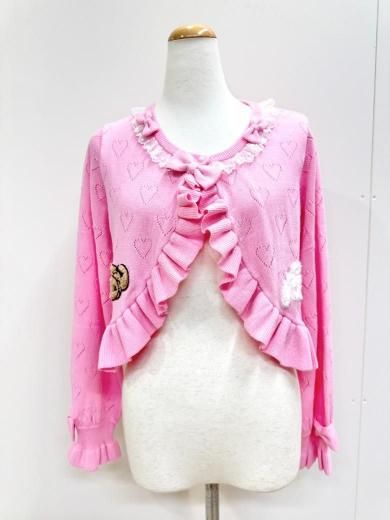 BABY,THE STARS SHINE BRIGHT ボレロ ホワイト×ピンク BABY, THE STARS SHINE BRIGHTの商品一覧 - ゴシック・ロリータ