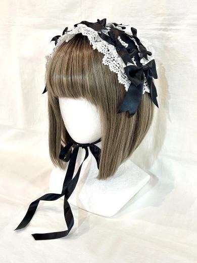 [ほぼ新品] ミナペルホネン ヘッドドレス レース リボン ほぼ新品] ミナペルホネン ヘッドドレス レース リボン ほぼ新品