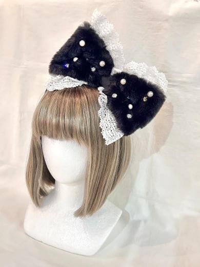 BABY,THE STARS SHINE BRIGHT Ruban de Noël Neige カチューシャ