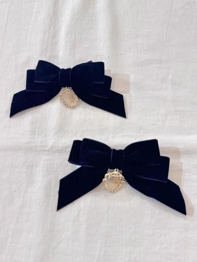 BABY,THE STARS SHINE BRIGHT ベルベットリボンクリップ