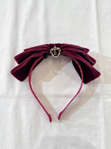 BABY,THE STARS SHINE BRIGHT ベルベットリボンカチューシャ - BELSEL