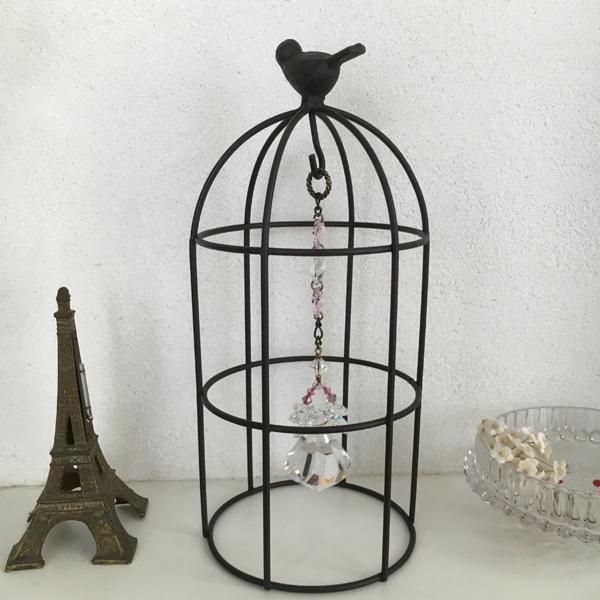 鳥かごスワロフスキーベルサンキャッチャー