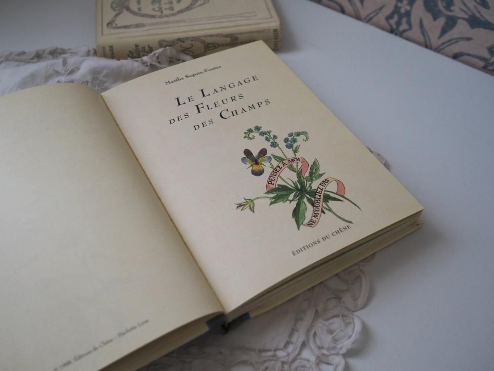 Le langage des fleurs 花言葉の本