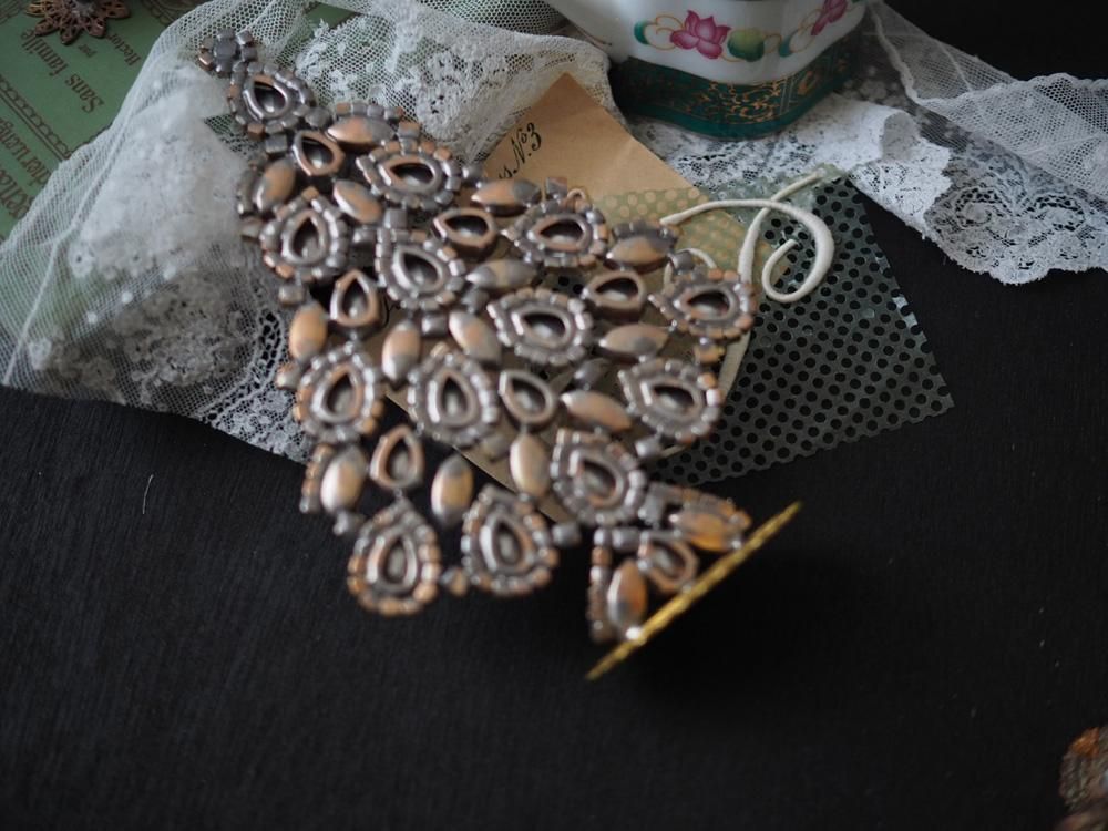 チェコガラス/ガラスツリー/クリスタルクリア/卓上ツリー/ラインストーン チェコ ガラス製ラインストーンのクリスマスツリー 165 黄緑×ウラン