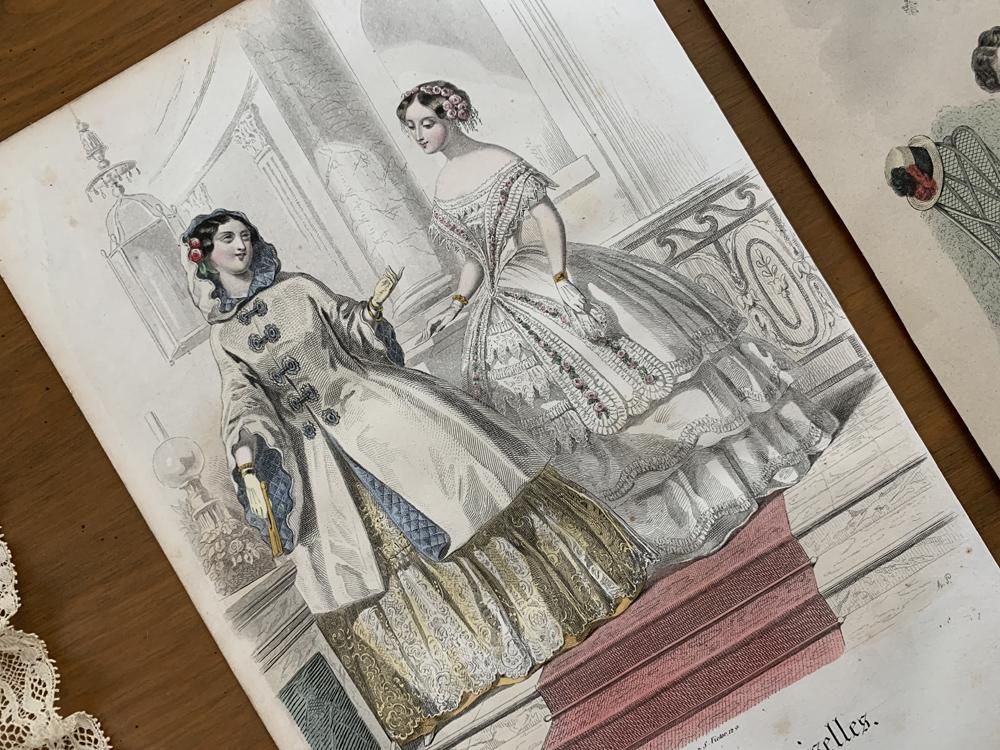 Journal des Demoiselles貴婦人のファッションプレート